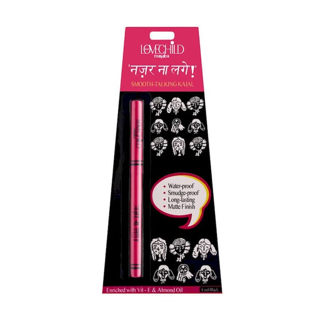 LOVECHILD MASABA - NAZAR NA LAGE - SMOOTH-TALKING KAJAL - COAL BLACK