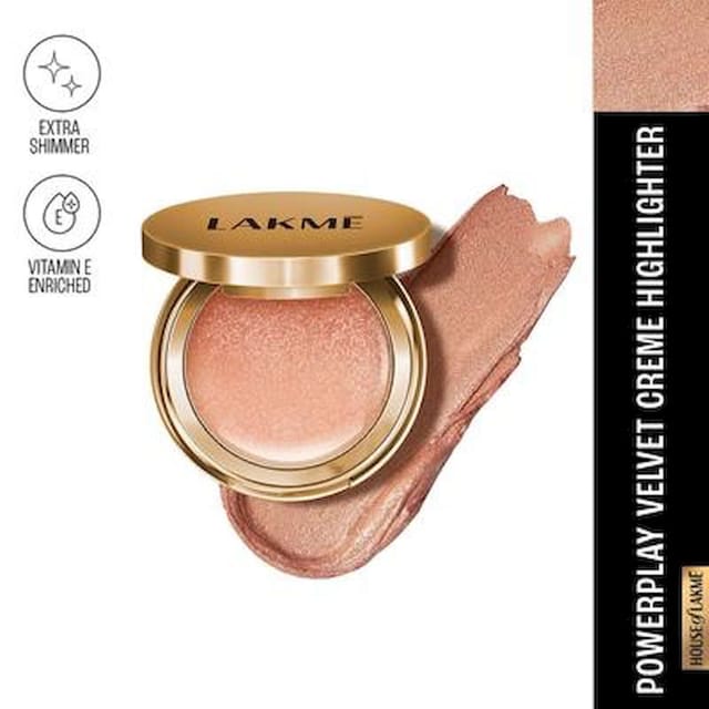 LAKME 9 TO 5 POWERPLAY VELVET CREME HIGHLIGHTER - COPPER CRUSH