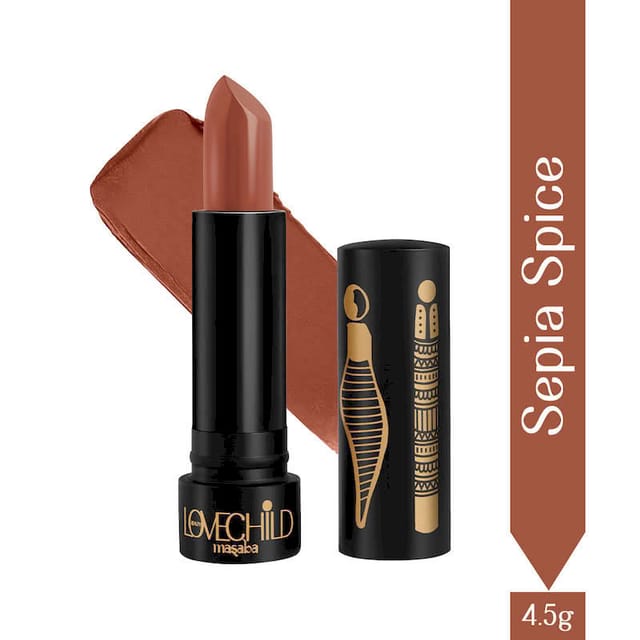 LOVECHILD MASABA BARE BROWNS ULTRA-MATTE LIPSTICK SEPIA SPICE