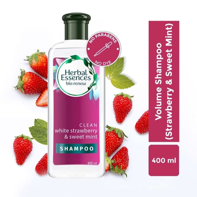 HERBAL ESSENCE SHAMPOO STRAWBERRY & SWEETMINT 400ML