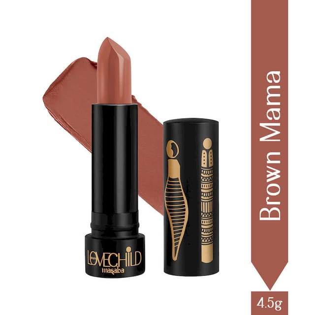 LOVECHILD MASABA BARE BROWNS ULTRA-MATTE LIPSTICK BROWN MAMA
