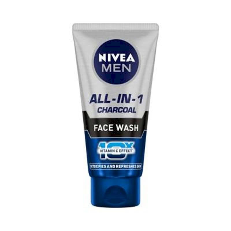NIVEA MEN ALL IN ONE CHARCOAL FACE WASH 50GM