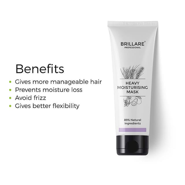 BRILLARE HEAVY MOISTURING HAIR MASK 125 GM
