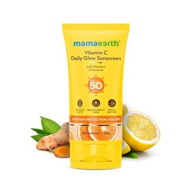 MAMAEARTH VITAMIN C DAILY GLOW SUNSCREEN 50G