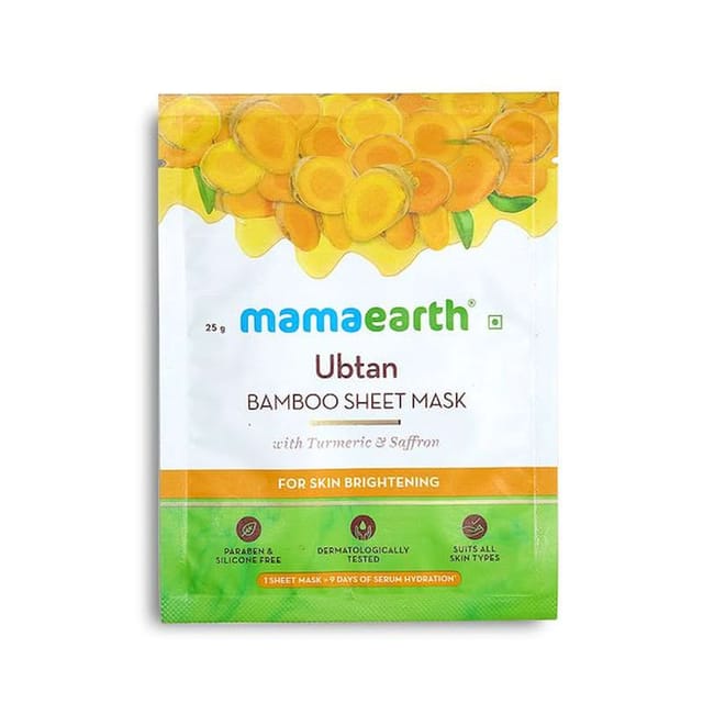 MAMAEARTH UBTAN BAMBOO SHEET MASK 1S