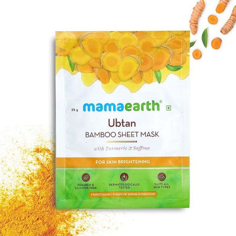 MAMAEARTH UBTAN BAMBOO SHEET MASK 1S