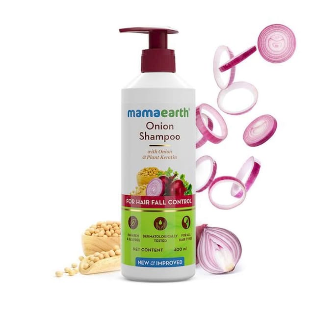 MAMA EARTH ONION SHAMPOO FOR HAIRFALL CONTROL 400M