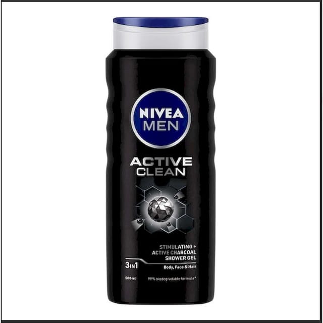 NIVEA MEN ACTIVE CLEAN SHOWER GEL 500ML