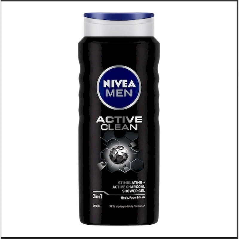 NIVEA MEN ACTIVE CLEAN SHOWER GEL 500ML