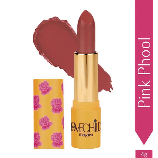 LOVE CHILD MASABA RANI CORE LUXE MATTE LIPSTICK - PINK PHOOL