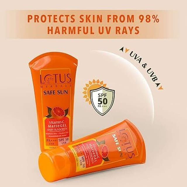LOTUS  SUN VITAM C MATE GEL SPF50 75GM