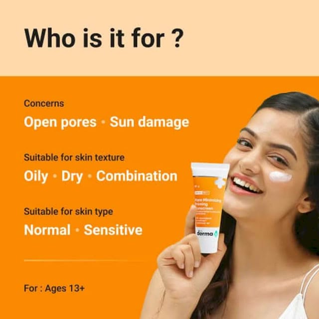 THE DERMA CO PORE MINIMIZING PRIMING SUNSCREEN 50G