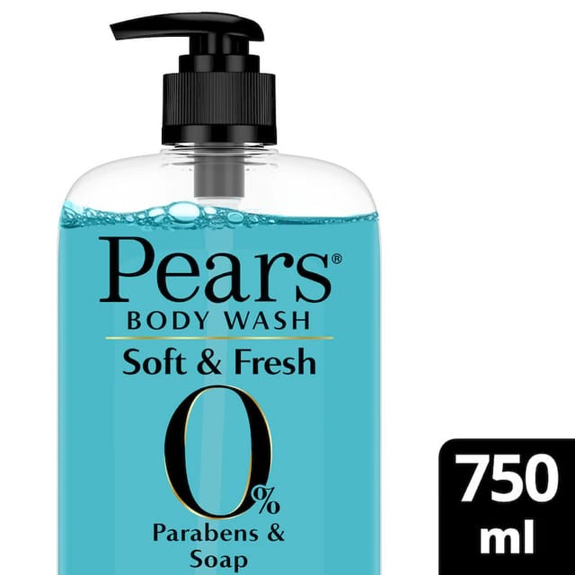 PEARS SOFT & FRESH BODY WASH 750 ML