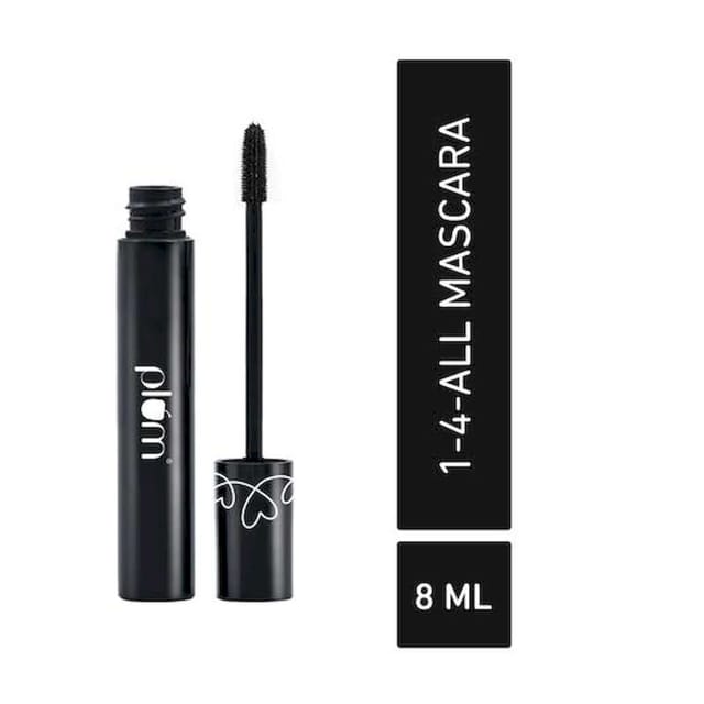PLUM LASH DRAMA 1-4-ALL MASCARA- 01 BLACK8ML