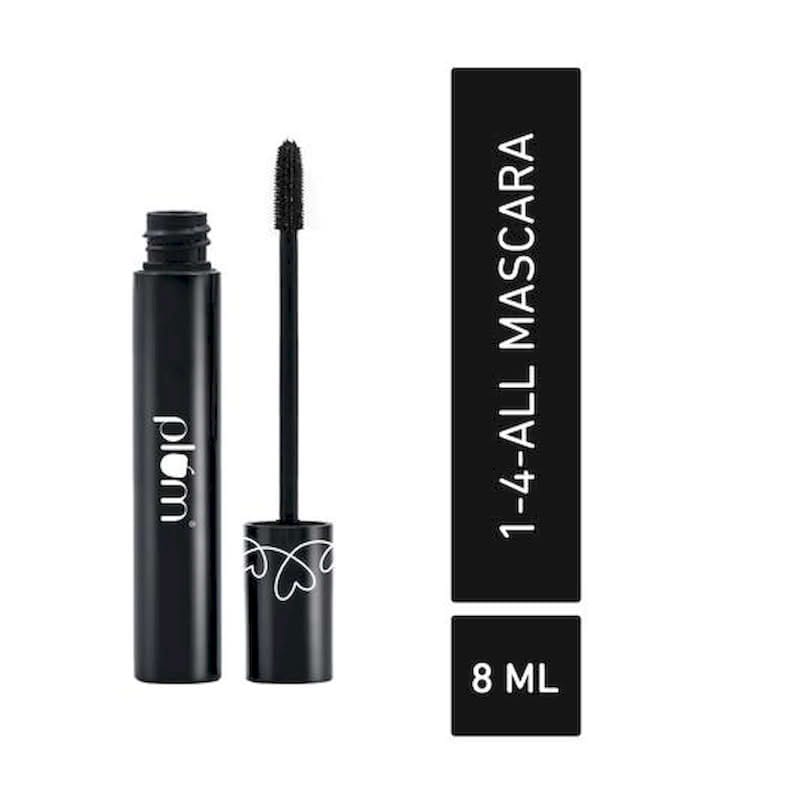 PLUM LASH DRAMA 1-4-ALL MASCARA- 01 BLACK8ML