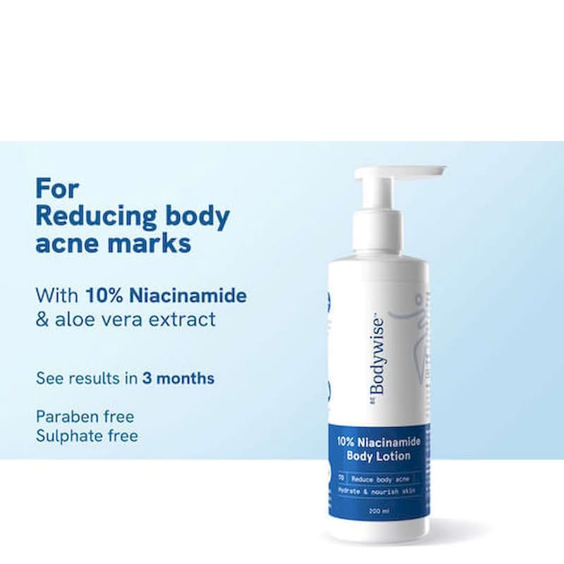 BE BODYWISE 10%NIACINAMIDE BODY LOTION ACNE