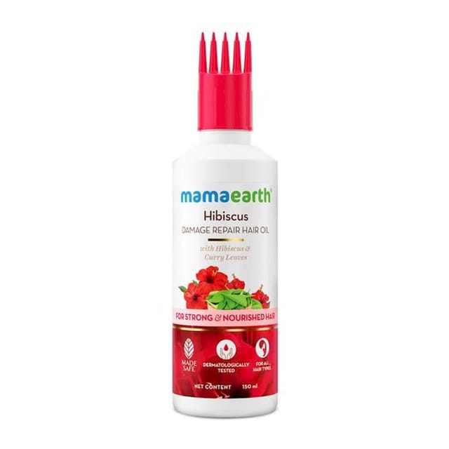 MAMAEARTH HIBISCUS DAMAGE REPAIR HAIR OIL 150 ML