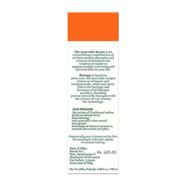 BIOTIQ MORNING NECTAR SUN PROTECT MOISTURIZER (30+ SPF) 120ML