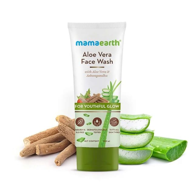 MAMAEARTH ALOE VERA FACE WASH 100ML