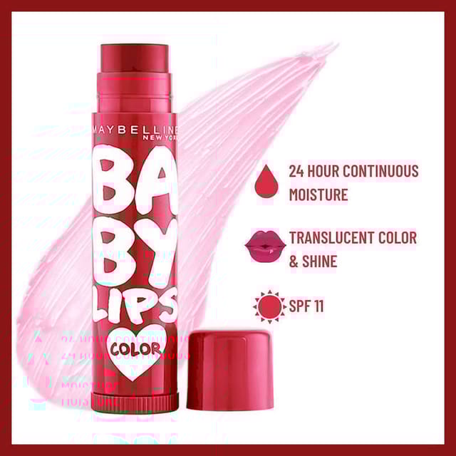 MAYBELLINE NEW YORK BABY LIPS LOVES COLOR LIP BALM BERRY CRUSH