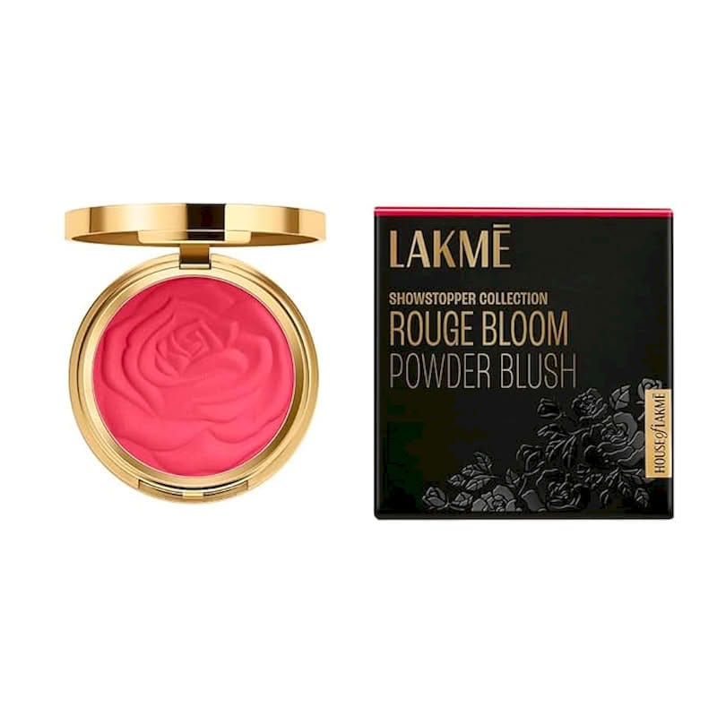 LAKME SHOWSTOPPER COLLECTION ROUGE BLOOM POWDER BLUSH VINTAGE ROSE1-12G