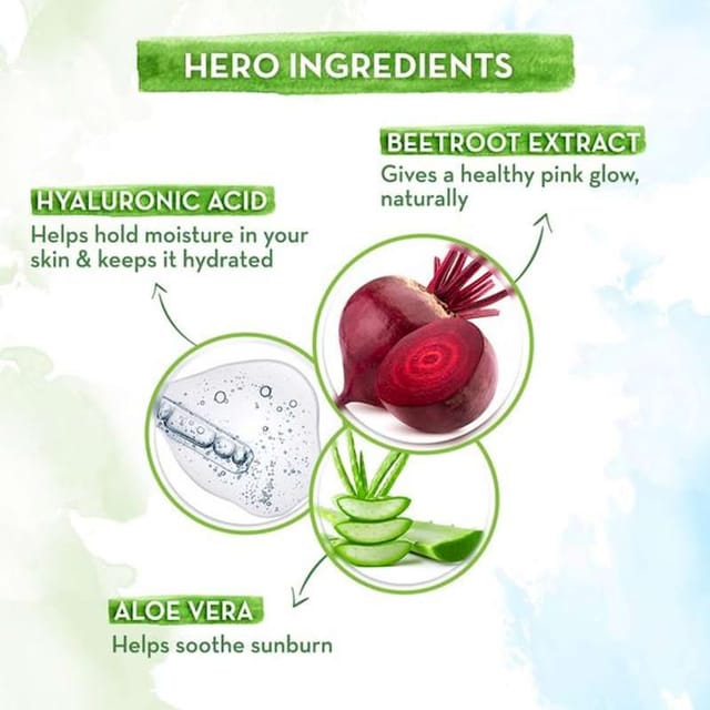 MAMAEARTH ME BEETROOT HYDRAFUL SUNSCREEN 50 G