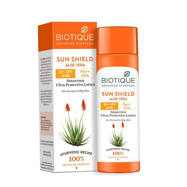 BIO SUN SHIEL ALOE VERA 30+SPF LOT 120ML