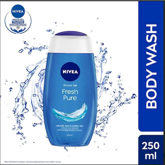 NIVEA FRESH PURE SHOWER GEL 250ML