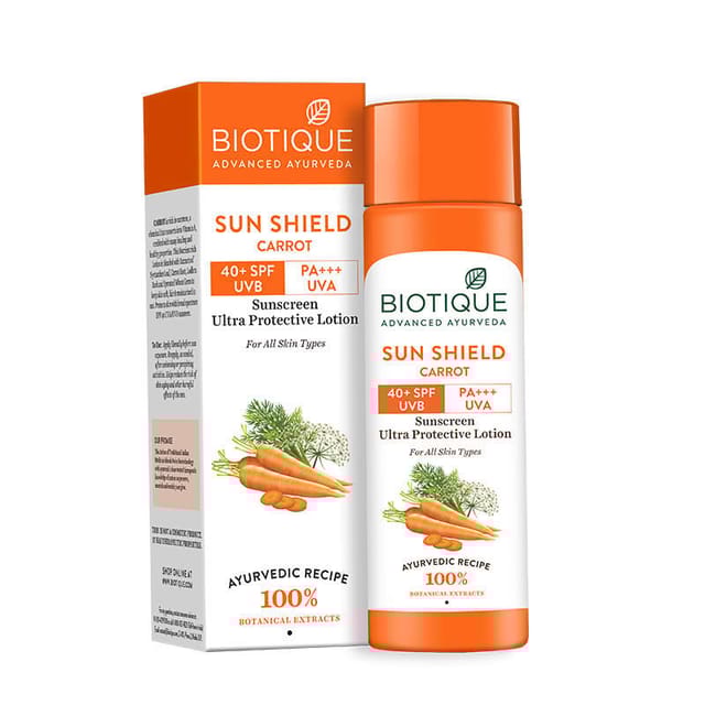 BIO CARROT 40+SPF SUNSCREEN LOTION 120ML