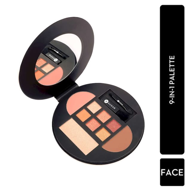 SUGAR CONTOUR DE FORCE EYES AND FACE PALETTE 01 - WARM WIN