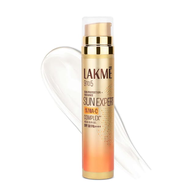 LAKME SUN EXPERT 1% NIA-VIT C SUNSCREEN SPF 50 PA+++ FOR UVA/B 56ML