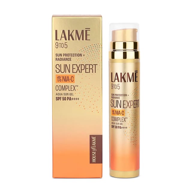 LAKME SUN EXPERT 1% NIA-VIT C SUNSCREEN SPF 50 PA+++ FOR UVA/B 56ML