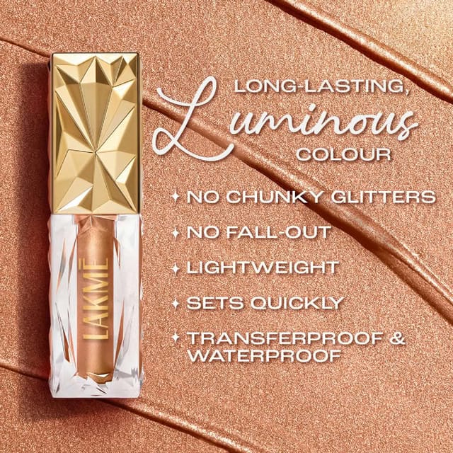 LAKME BE-JEWEL SATIN EYE TINT - 01 QUARTZ 4.5ML